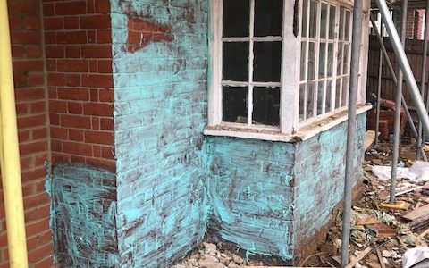 Brick Paint Removal